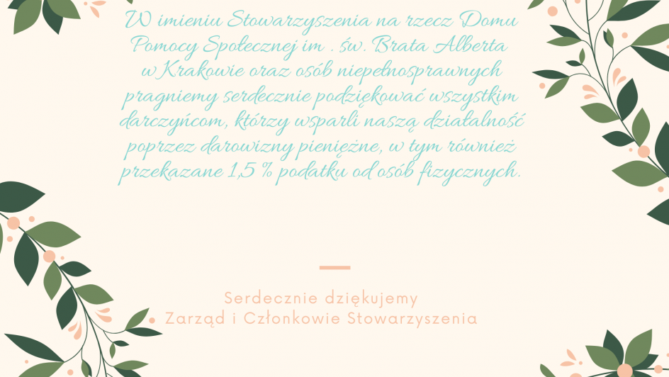 Podziękowania