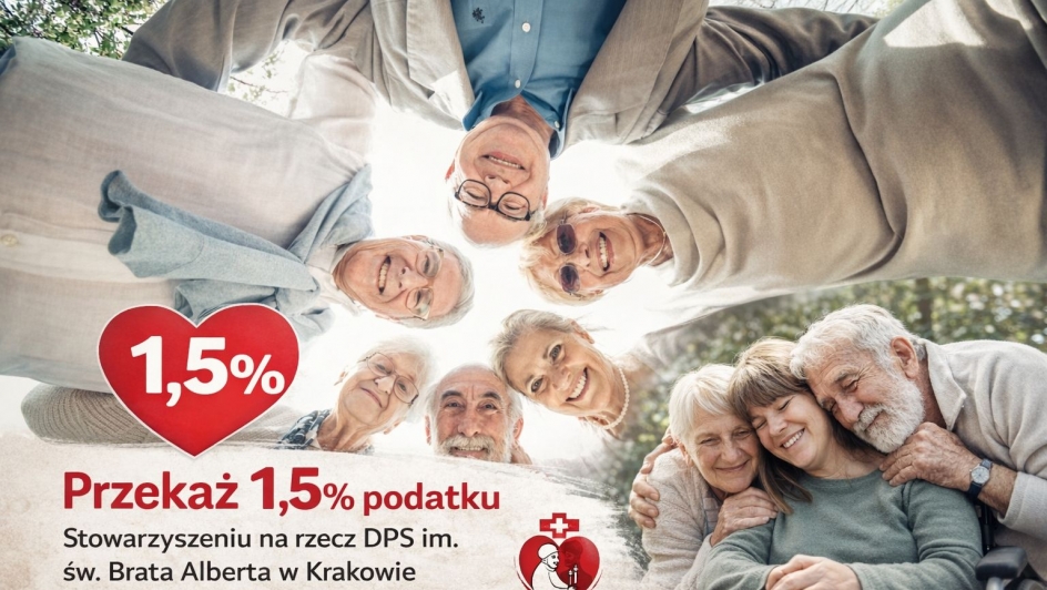 Przekaż 1,5 % podatku na pomoc potrzebującym